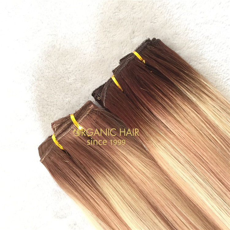 Our cheapest hair extensions-machine weft  A165